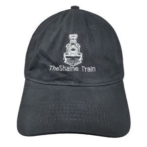 The Shaine Train Slideback Hat Black One Size Embroidered Queensboro